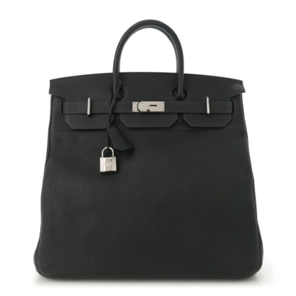 Luxury Black Leather Men's Bag